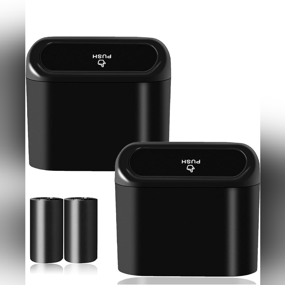 2 Pack Car Garbage Bins NWT